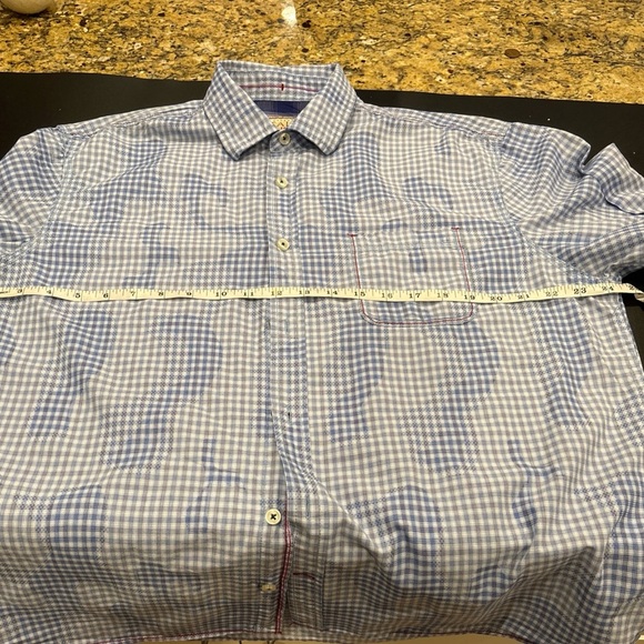 VINTAGE ITALIA TRADE C. 1958 MARK RESERVED STACK MENS XL SHIRT  UNIQUE PATTERN - Picture 12 of 15